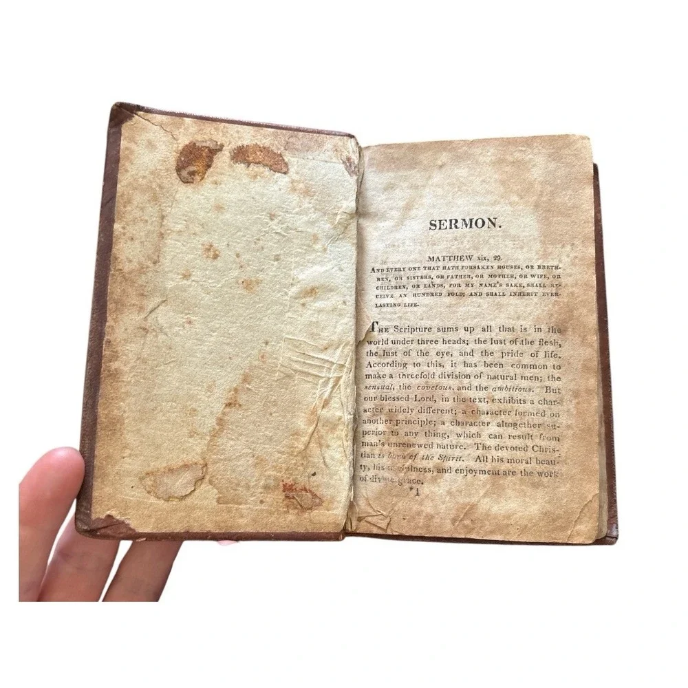 1800s Harriet Newell Sermon Haverhill Mass